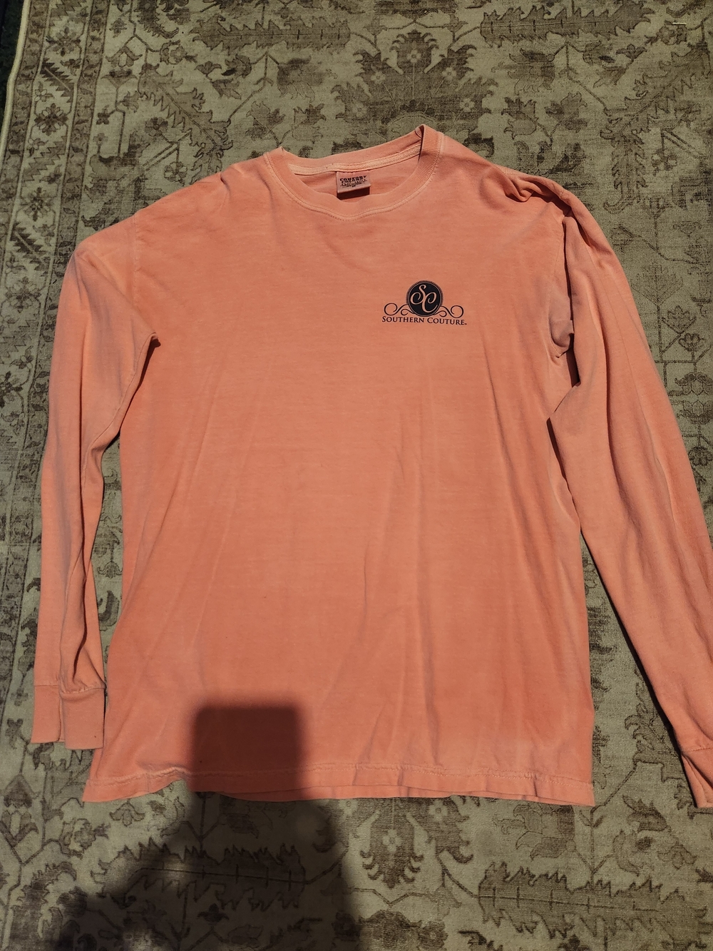 Women’s Long-Sleeve Tee — Coral Pink